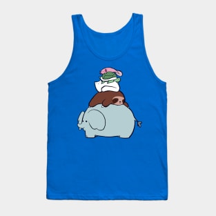 Elephant Sloth Cat Turtle Axolotl Tank Top